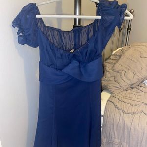 Navy blue mini dress!